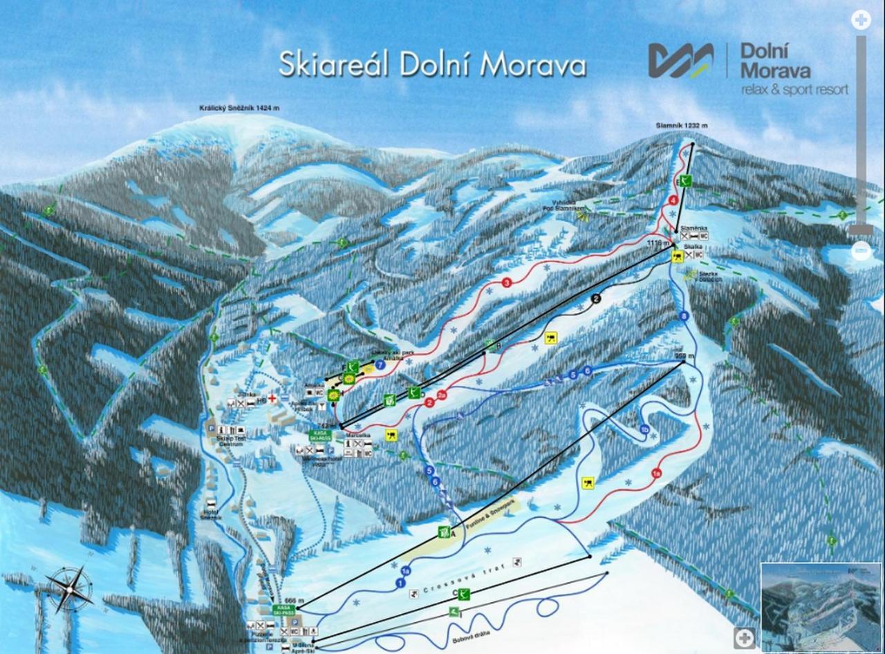 Modrý Apartmán Dolní Morava Exterior foto